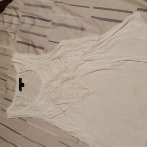 American Eagle Blouse Tank Top, Small, White